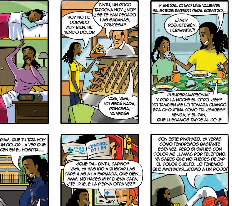 La Aventura de La Drepanocitosis – Cómic