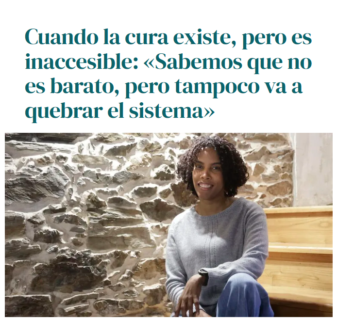 La voz de Galicia – Cuando la cura existe, pero es inaccesible.